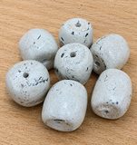 20 Pcs White Synthetic Howlite Beads 16X14mm-19X17mm_Clrn-133