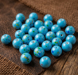 140+ Mosaic Round Beads Turquoise