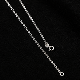 1 Pc 45cm Sterling Silver Flat Link Chain