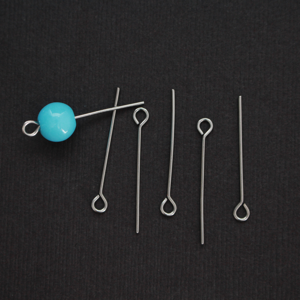 500 Pcs 1 Inch, Stainless Steel Eye Pins