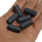27 Pcs 130 Gm Howlite Black Beads_CLRN-146
