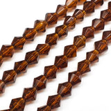 1 String Crystal Bicone Beads 6mm