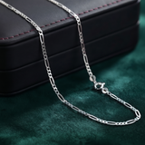 18 Inches 92.5 Sterling Silver Twist Oval Link Chain