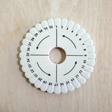 2 Pcs 6 Inches 4 Inches Kumihimo Braiding Friendship Bracelet Disc Square & Round_jds-29
