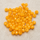 100 Gm, 4mm Acrylic Faceted Rondelle Beads