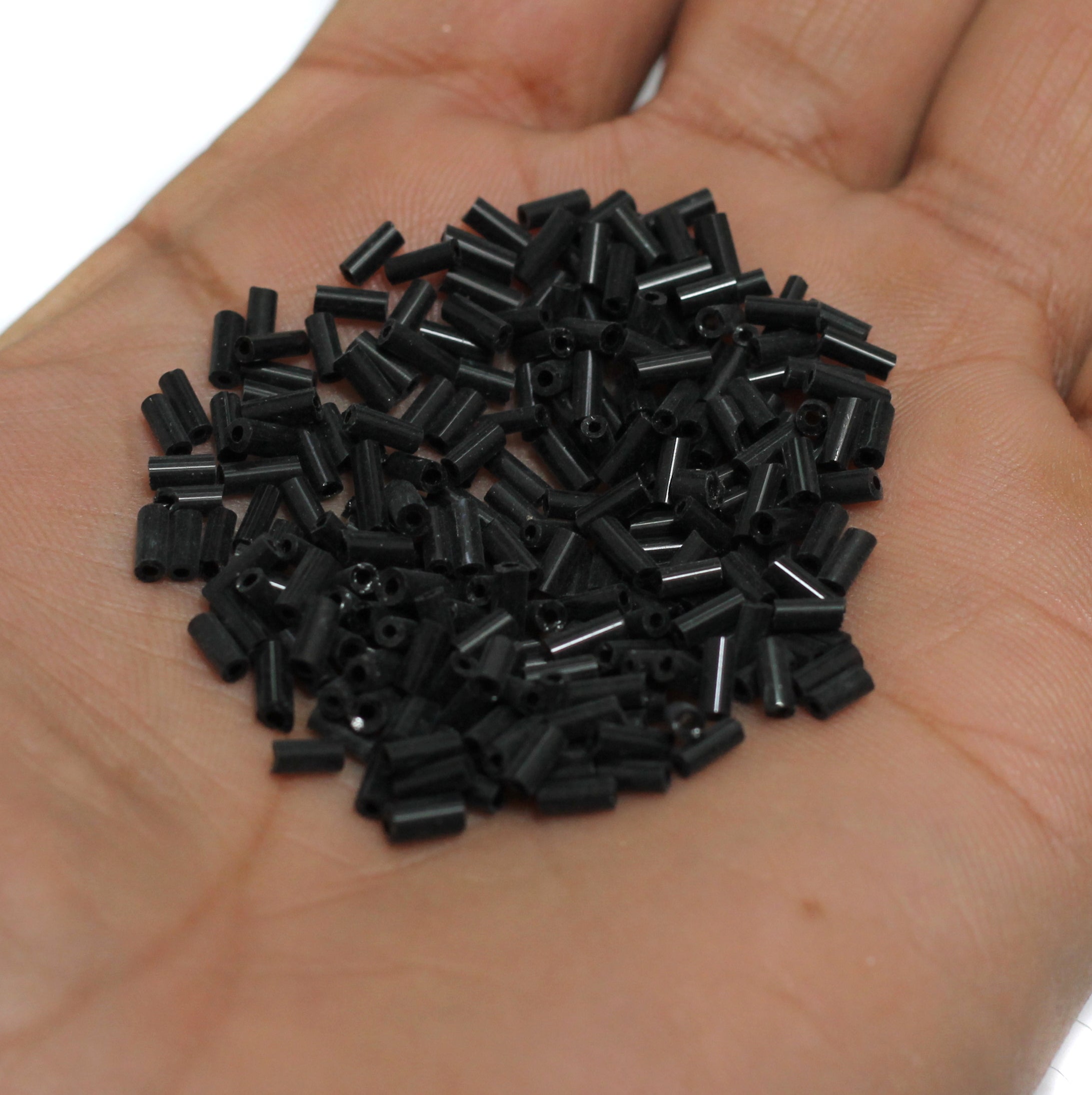 2mm 100 Gm Glass Seed Beads 2 Cut & Bugles_SB-171