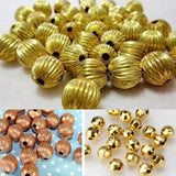 300 Pcs Golden Faceted CCB Beads 6mm_ccb-1677