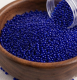50gm 8/0 Preciosa Trans Blue Seed Beads