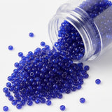 50gm 6/0 Preciosa Trans Blue Seed Beads