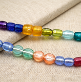 12-20mm Silver Foil Beads Assorted