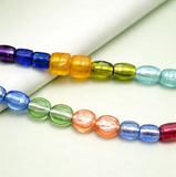 12-20mm Silver Foil Beads Assorted