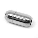 5 Pcs, Tube Shape Magnetic Clasps 17x9mm, 5mm Hole Size