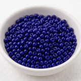50gm  6/0 Preciosa Cobalt Blue Seed Beads