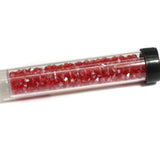 400 Pcs, 4mm Luster Red Faceted Bicone Beads