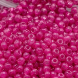 50gm 8/0 Preciosa Hot Pink Seed Beads