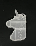 9 Cavity Unicorn Beads Storage Box 6x3x0.75 Inch
