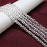5 Strings 4mm Metallic Finish Glass Round Beads