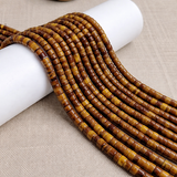 1 String 4x2mm Natural Tiger Eye Gemstone Beads