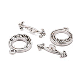 10 Pcs Tibetan Style Alloy Toggle Clasps