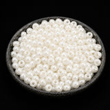 50gm  6/0 Preciosa Glossy White Seed Beads