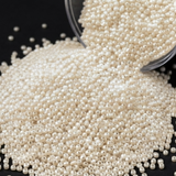50gm 8/0 Preciosa Creamy White Seed Beads