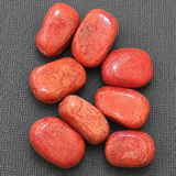 50 Pcs 14X12mm Pink Synthetic Howlite Beads