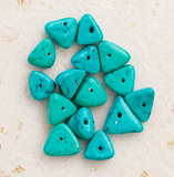 50 Pcs 10-14mm Turquoise Synthetic Howlite Beads