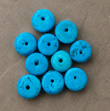 50 Pcs Turquoise Synthetic Howlite Beads 12mm-10mm_clrn-118