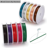 10 Spools, 0.3mm Colored Copper Wire For Jewellery Making