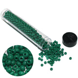 Preciosa Seed Beads Opaque Dark Green 53240