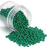 50gm 6/0 Preciosa Opaque Emerald Teal Seed Beads