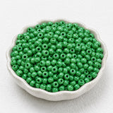 50gm 6/0 Preciosa Opaque Leaf Green Seed Beads