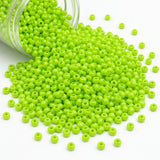 50gm 6/0 Preciosa Opaque Lime Green Seed Beads