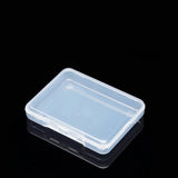 10 Pcs, Rectangle Acrylic Beads Storage Box 2.75x2x0.5 inch