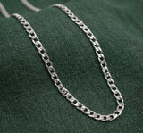 5 Meter 6X3mm Silver Metal Chain_mc-143