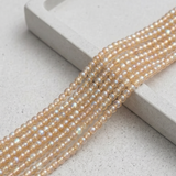 5 Strings 4mm Lustre Glass Round Beads
