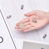 5 Pcs, Tube Shape Magnetic Clasps 17x9mm, 5mm Hole Size