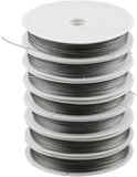 10 Spools, 0.45mm Metal Beading Gear Wire For Jewellery Making