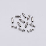50 Pcs 3.5x6mm Steel Cord Ends