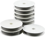 10 Spools, 0.45mm Metal Beading Gear Wire For Jewellery Making