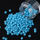 50gm 6/0 Preciosa Opaque Sky Blue Seed Beads