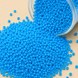 50gm 8/0 Preciosa Opaque Sky Blue Seed Beads