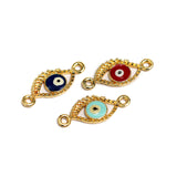 6 Pcs Enamel Charms 24X10mm_clrn-181