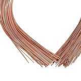 25 Pcs, 15 Inch Blank Hairband Base Wire Copper