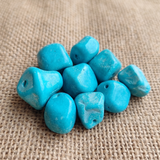 20 Pcs Turquoise Synthetic Howlite Beads