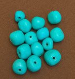 50 Pcs Turquoise Synthetic Howlite Beads