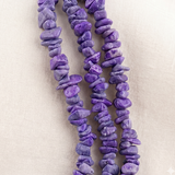 2 Strings Uncut Stone Beads