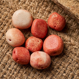 20 Pcs Red Synthetic Howlite Beads