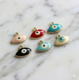 7 Pcs Enamel Charms 14X10mm_clrn-185