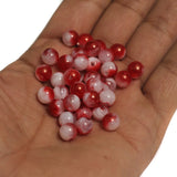 7mm Dule Tone Acrylic Round Beads_ACRB-889